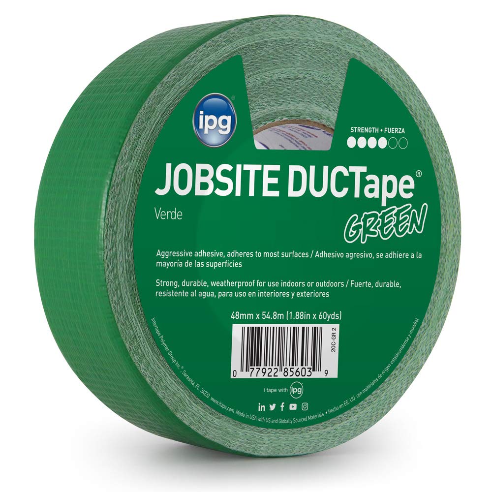 Amazon.com: IPG JobSite DUCTape, Colored Duct Tape, 1.88